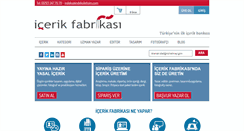 Desktop Screenshot of icerikfabrikasi.com