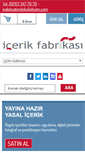 Mobile Screenshot of icerikfabrikasi.com